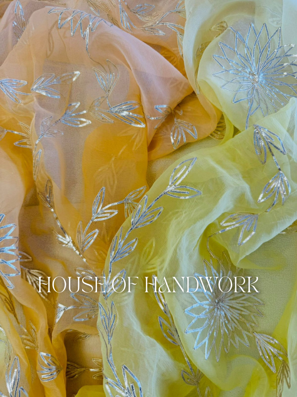 Sunlit Glow Shaded Chiffon Saree