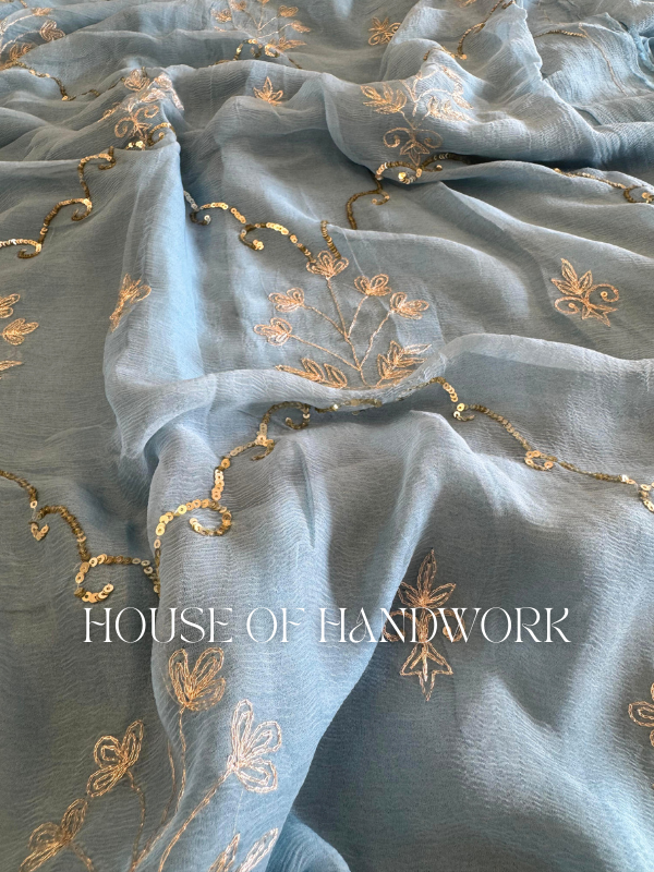 Skyline Spark Chiffon Saree